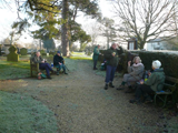 Cleeve group walking in Sandhurst