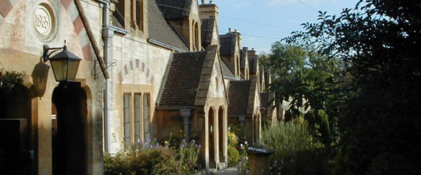 A row of cottages in Winchcombe