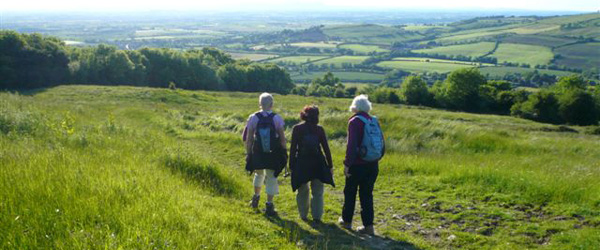 Cleeve Group enjoying a walk on Nottingham Hill
